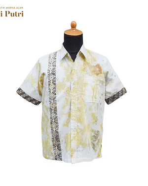 BPLD-55 Natural Dye Shirt Kombi Batik